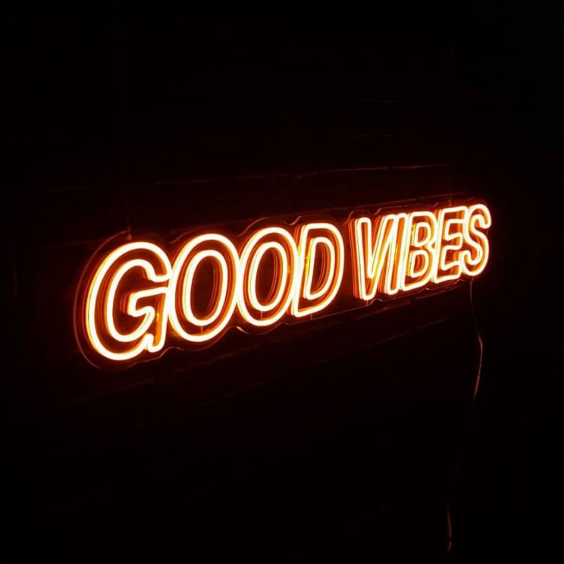 Good Vibes Led Sign Business Neon Sign For Room - Shineneon