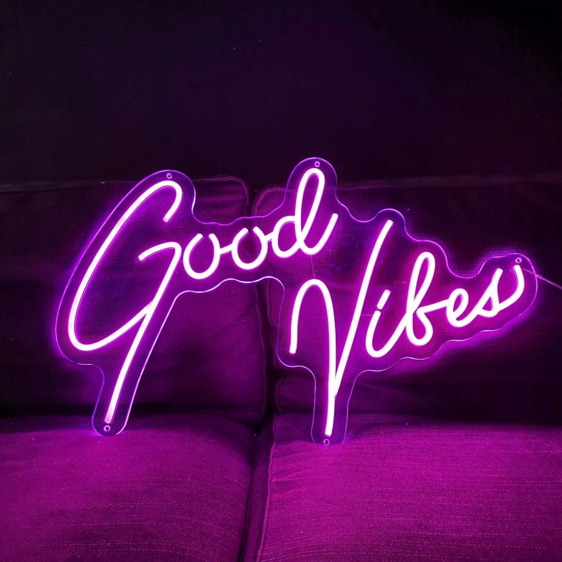 Good Vibes Led Sign Business Neon Signs Wall Art - Shineneon