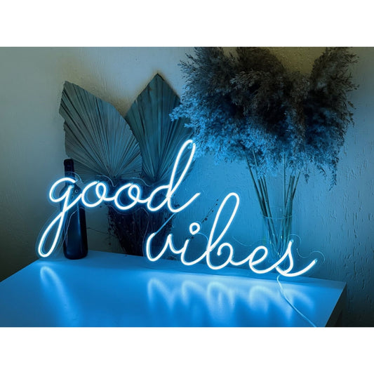 Good Vibes Led Sign Business Neon Signs Wall Decors