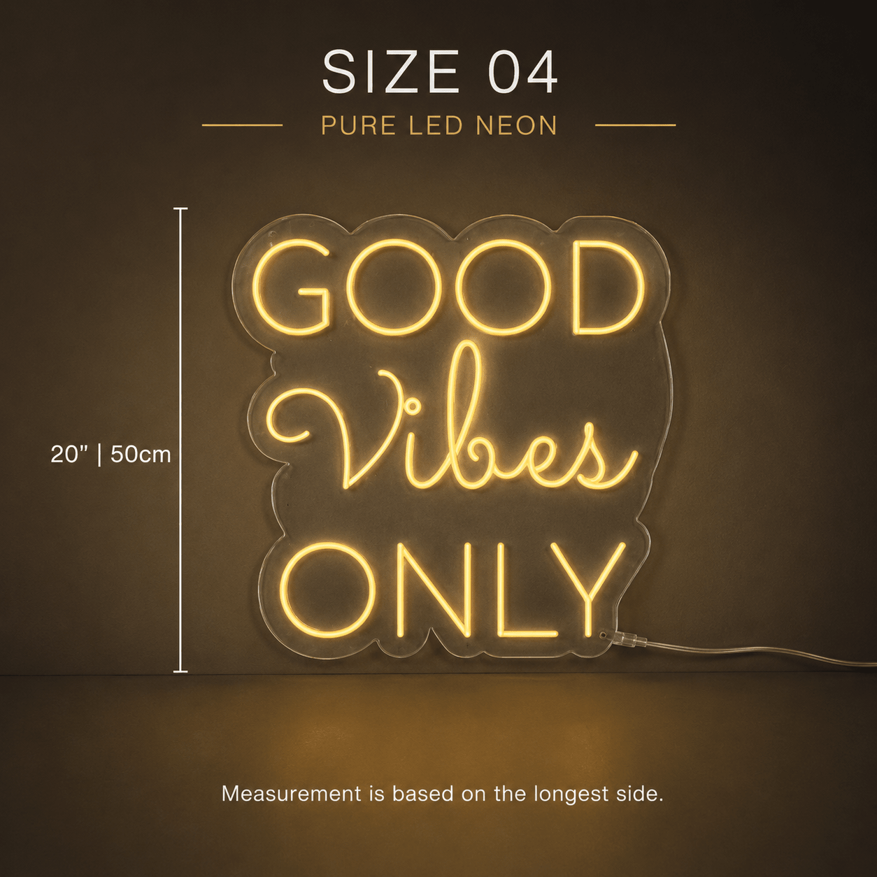 Good Vibes Lettering Bedroom Decor LED Neon Sign - Shineneon