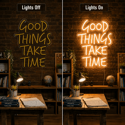 Good Vibes Lettering Decor Sign LED Neon Sign - Shineneon