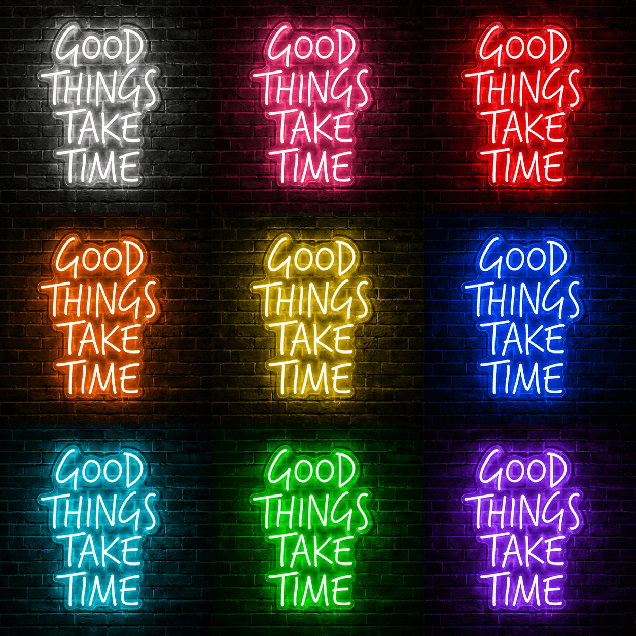 Good Vibes Lettering Decor Sign LED Neon Sign - Shineneon
