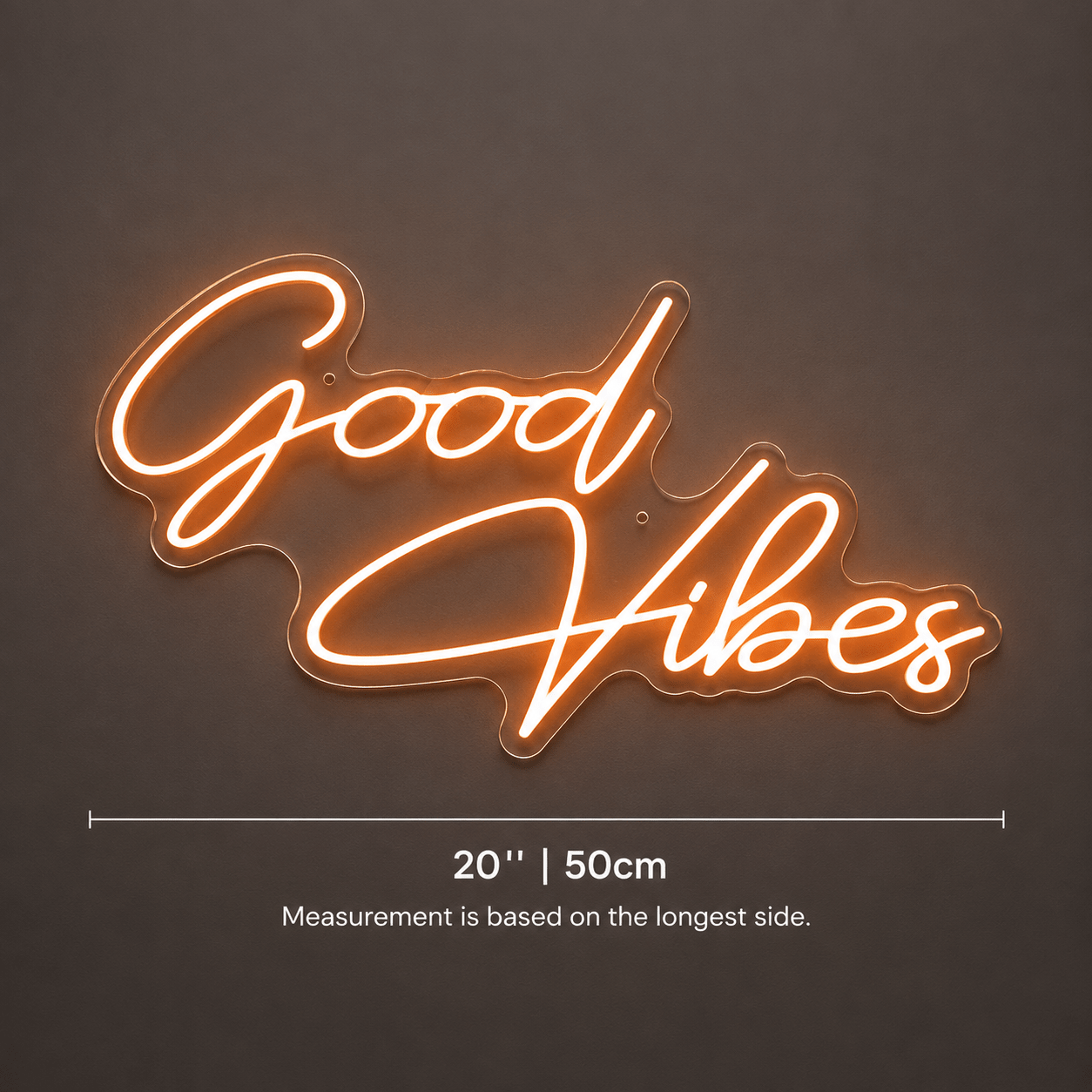 Good Vibes Living Room Decor LED Neon Sign - Shineneon
