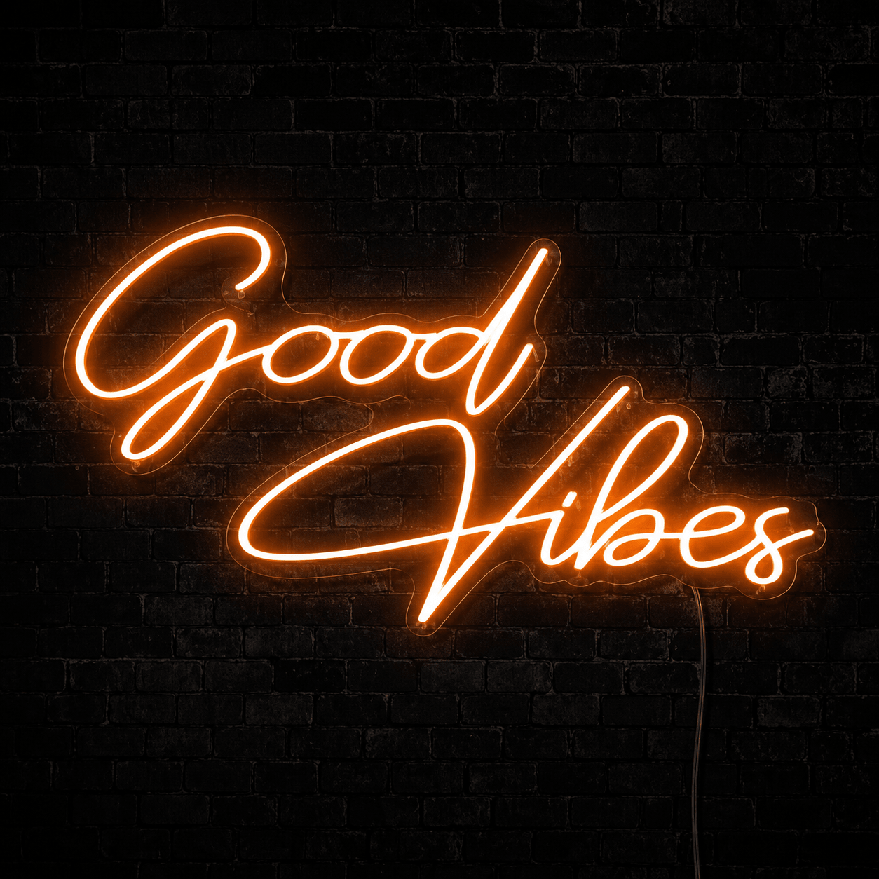 Good Vibes Living Room Decor LED Neon Sign - Shineneon
