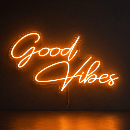 Good Vibes Living Room Decor LED Neon Sign - Shineneon