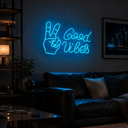 Good Vibes Modern LED Neon Sign - Shineneon