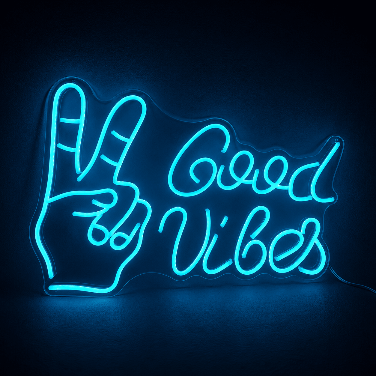 Good Vibes Modern LED Neon Sign - Shineneon