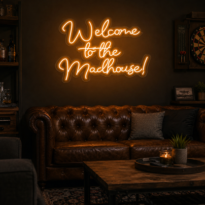 Good Vibes Mounted Decor Sign LED Neon Sign - 03 Real Lifestyle Scene