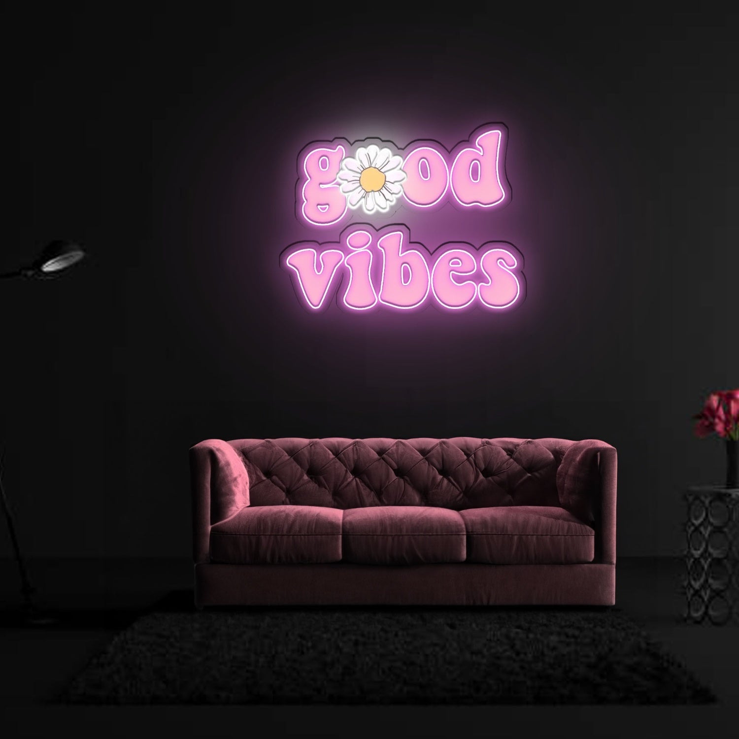Good Vibes Neon X Acrylic Artwork | Shineneon