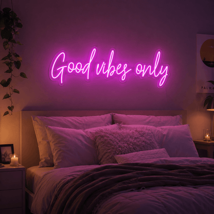 Good Vibes Only Acrylic Decor Sign LED Neon Sign - Shineneon