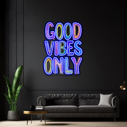 Good Vibes Only Artwork Large Neon Signs