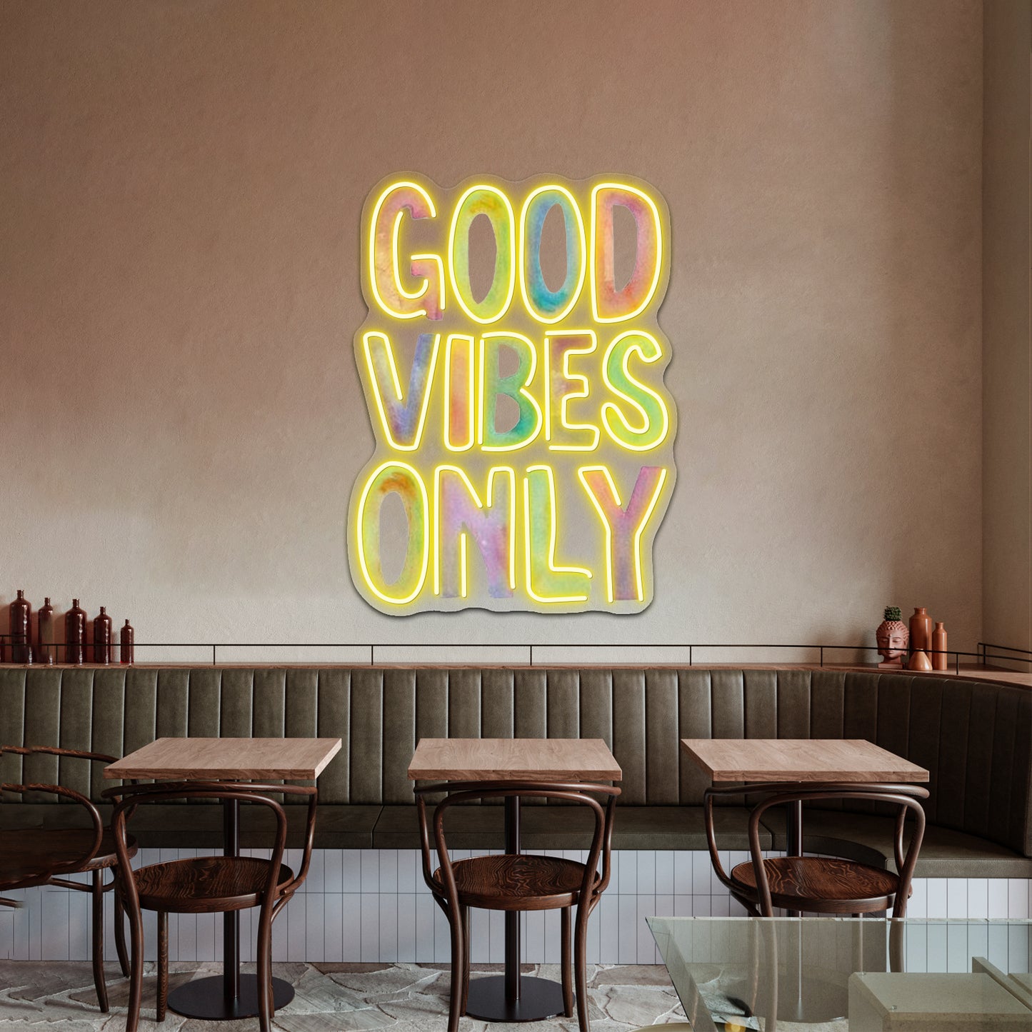 Good Vibes Only Artwork Large Neon Signs