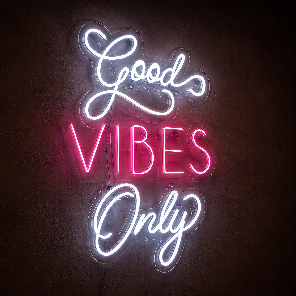 Good Vibes Only Bedroom LED Neon Sign - 02 High-Converting Product Image