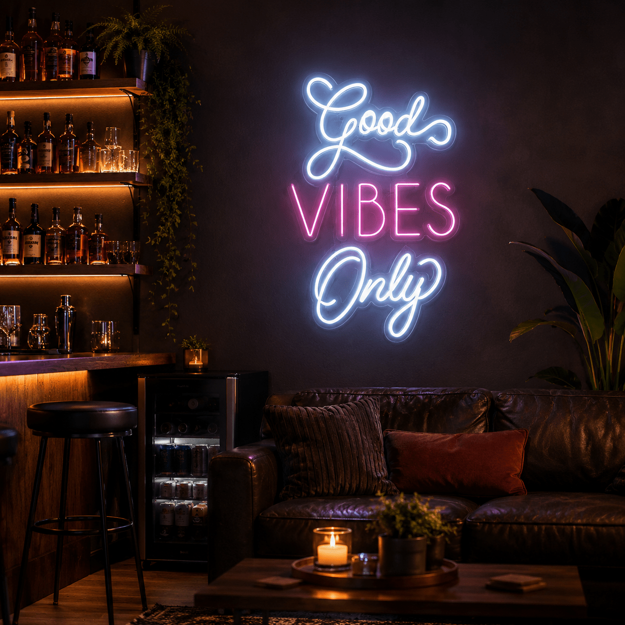 Good Vibes Only Bedroom LED Neon Sign - Shineneon
