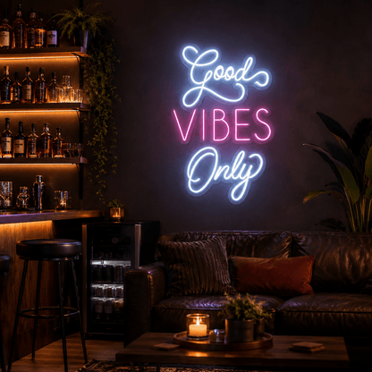 Good Vibes Only Bedroom LED Neon Sign - Shineneon