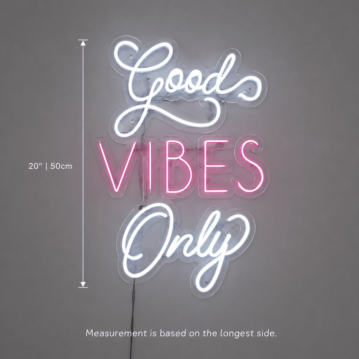 Good Vibes Only Bedroom LED Neon Sign - Shineneon