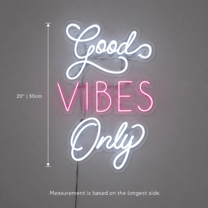 Good Vibes Only Bedroom LED Neon Sign - Shineneon