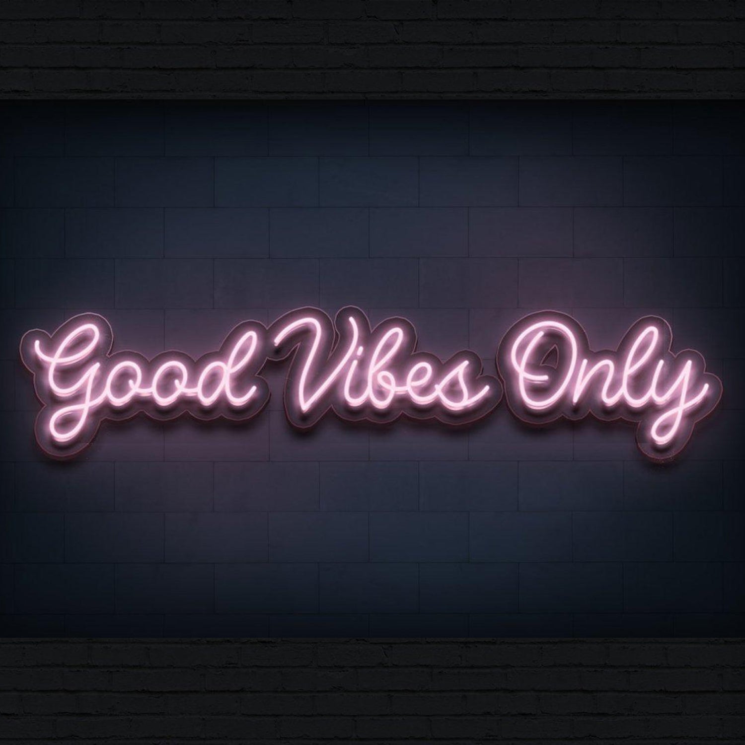 Good Vibes Only Bright Yellow Led Neon Sign For Cafe Bar Home Decor | Shineneon