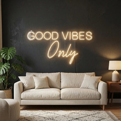Good Vibes Only Business Wall Art LED Neon Sign - Shineneon