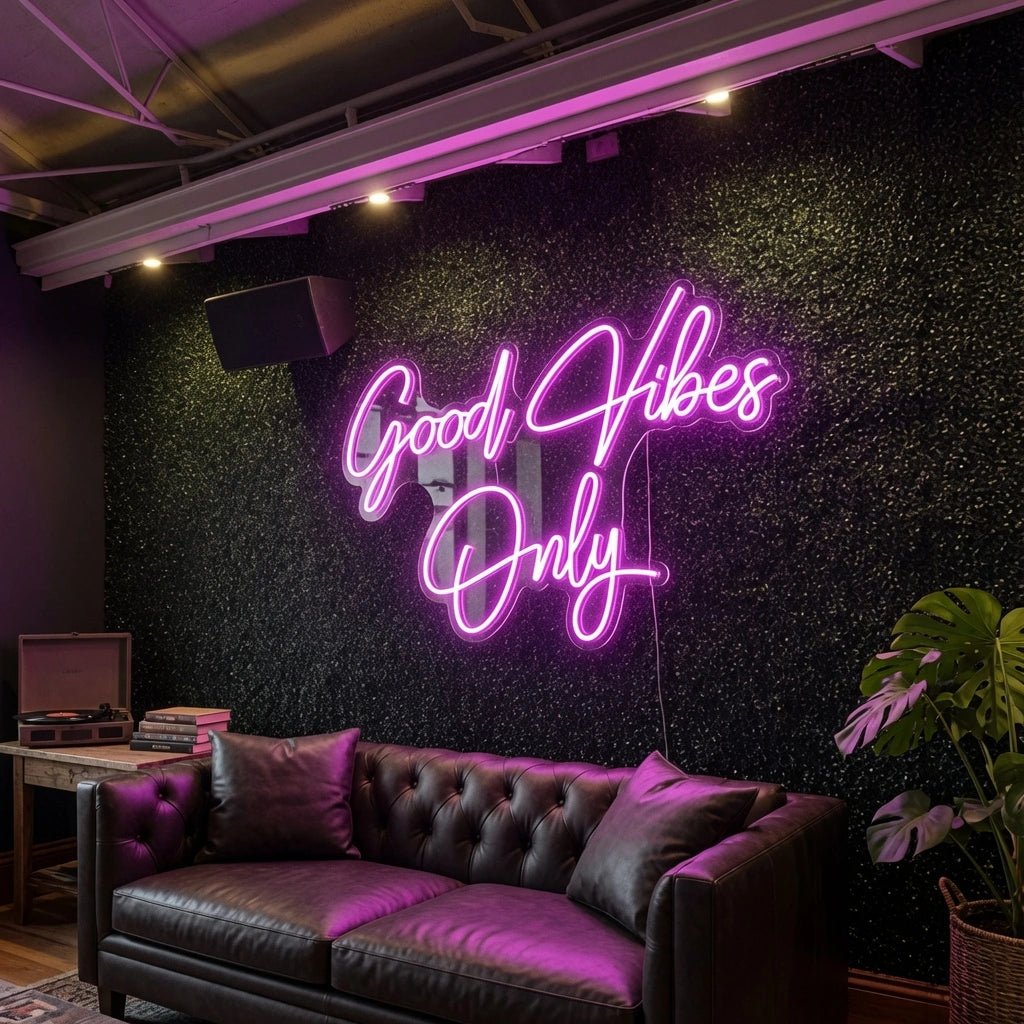 Good Vibes Only Business Wall Decor LED Neon Sign - Shineneon