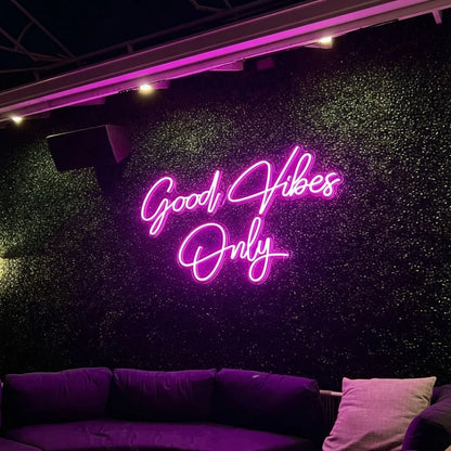 Good Vibes Only Business Wall Decor LED Neon Sign Wall Neon Sign - 01 Original Product Image
