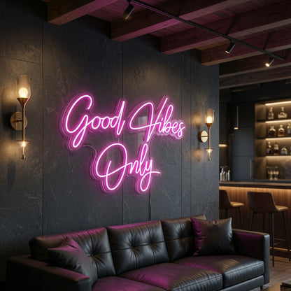 Good Vibes Only Business Wall Decor LED Neon Sign Wall Neon Sign - 02 High-Converting Product Image