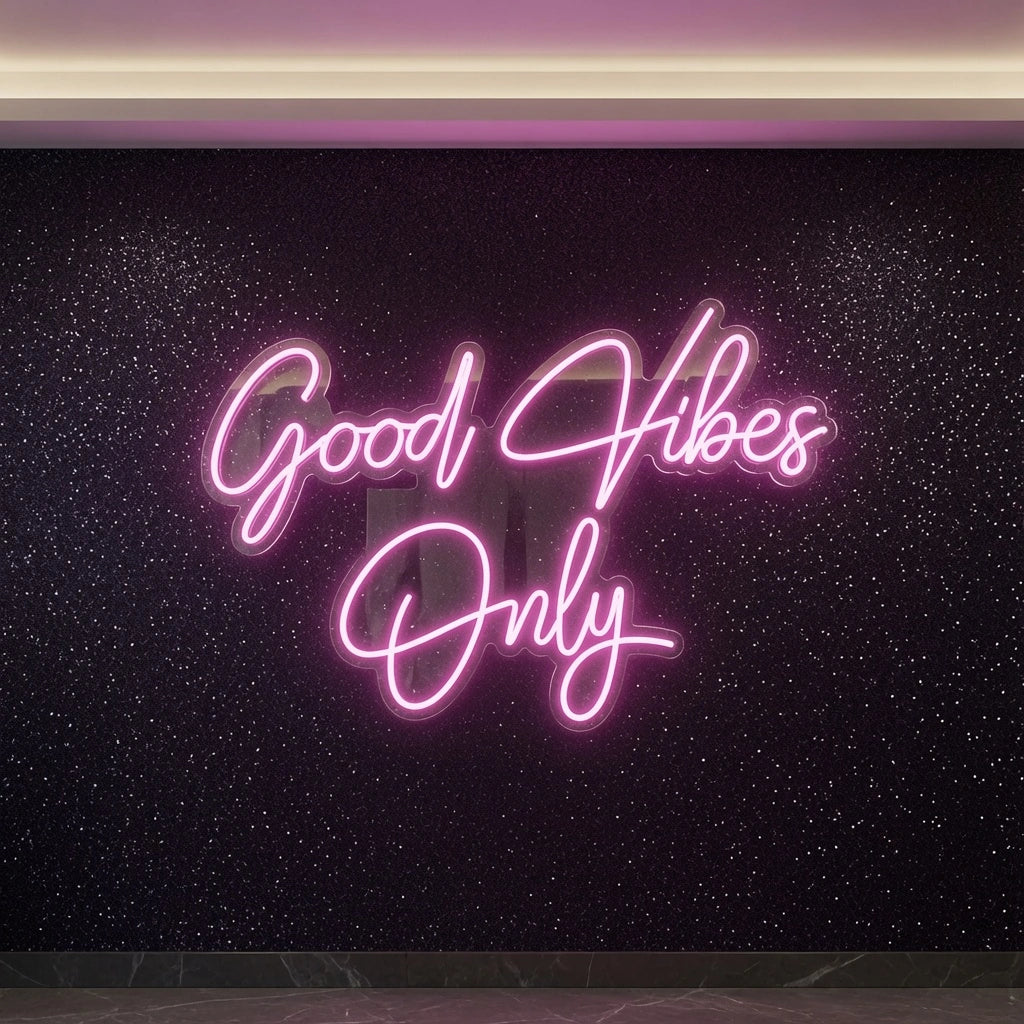 Good Vibes Only Business Wall Decor LED Neon Sign Wall Neon Sign - 04 Size Image