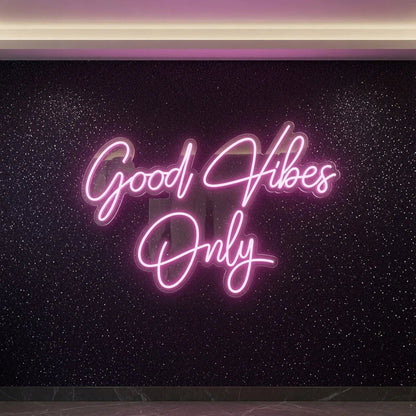 Good Vibes Only Business Wall Decor LED Neon Sign Wall Neon Sign - Shineneon