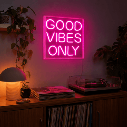 Good Vibes Only Classic LED Neon Sign - Shineneon