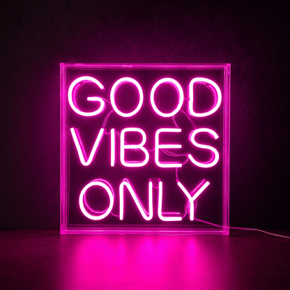 Good Vibes Only Classic LED Neon Sign - Shineneon