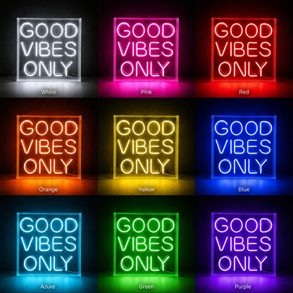 Good Vibes Only Classic LED Neon Sign - Shineneon
