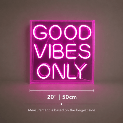 Good Vibes Only Classic LED Neon Sign - Shineneon