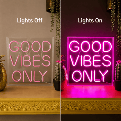 Good Vibes Only Classic LED Neon Sign - Shineneon