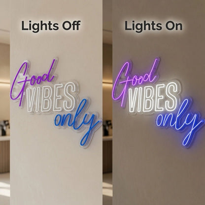 Good Vibes Only Coffee Shop Wall Decor LED Neon Sign - Shineneon