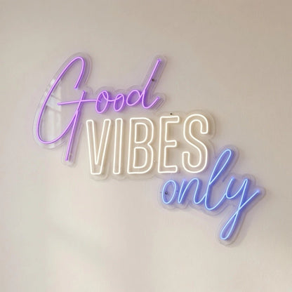 Good Vibes Only Coffee Shop Wall Decor LED Neon Sign - Shineneon