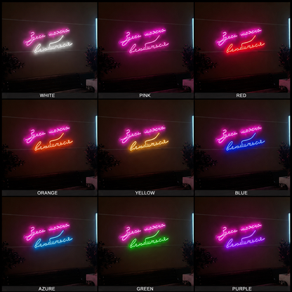 Good Vibes Only Cursive Home Decor LED Neon Sign - 05 Color Grid