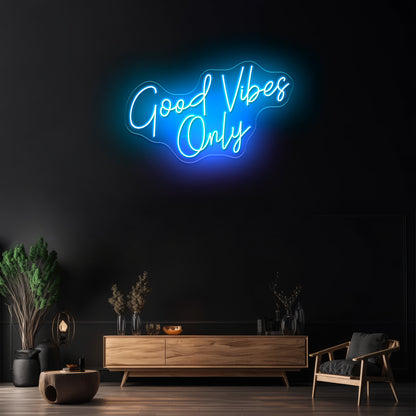 Good Vibes Only Custom Neon Letters