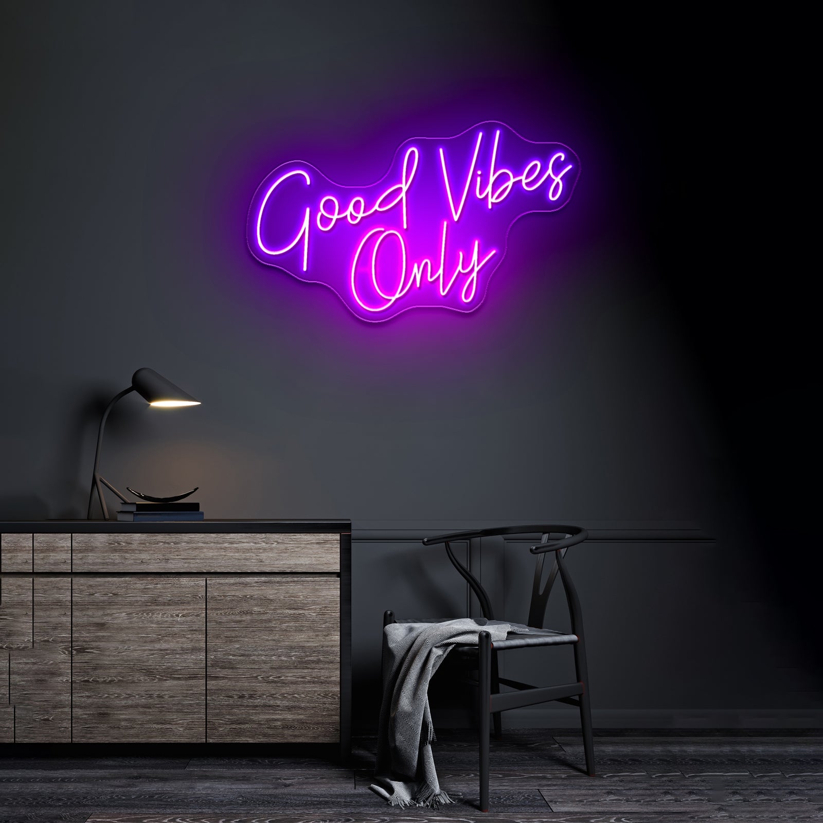 Good Vibes Only Custom Neon Letters