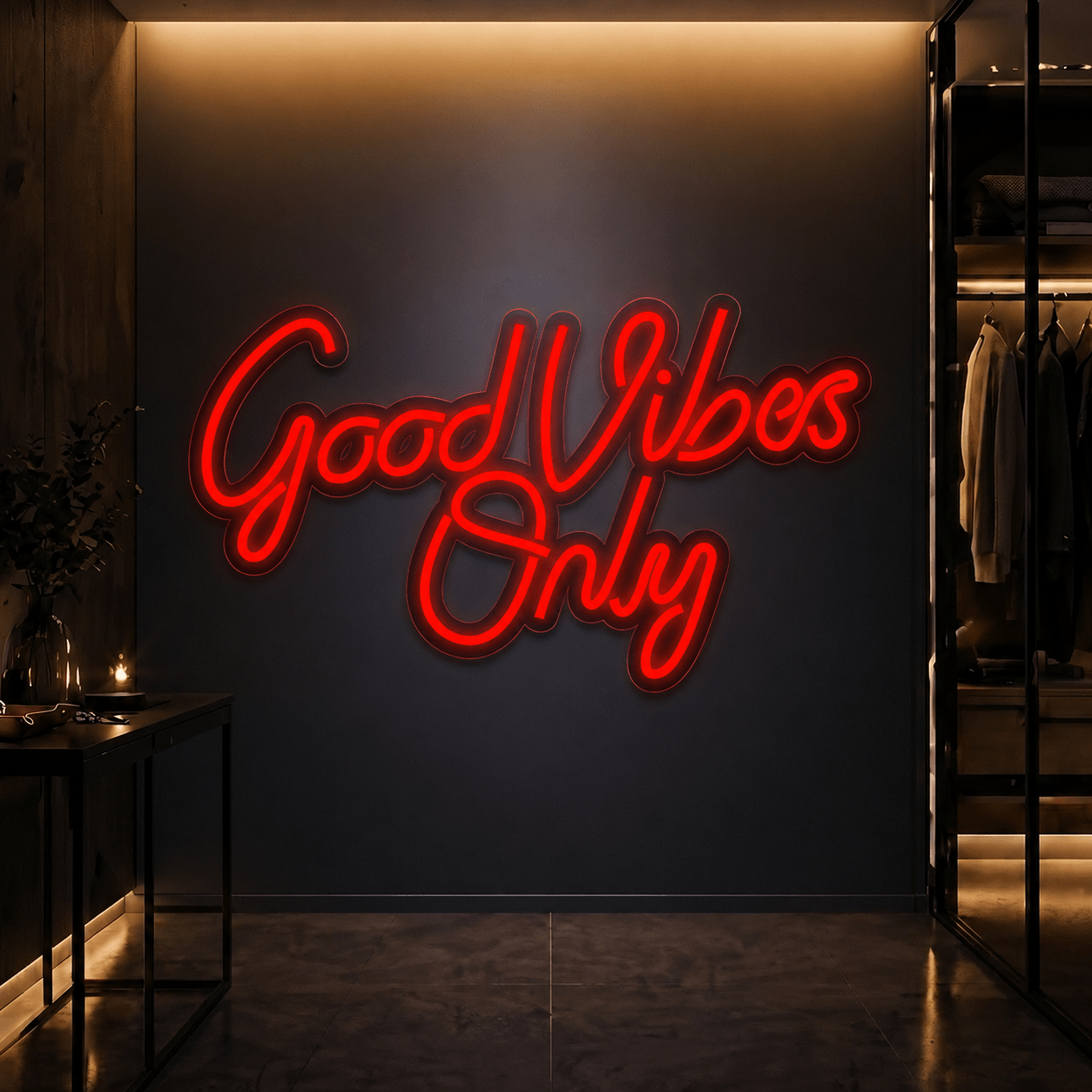 Good Vibes Only Cutout LED Neon Sign - Shineneon