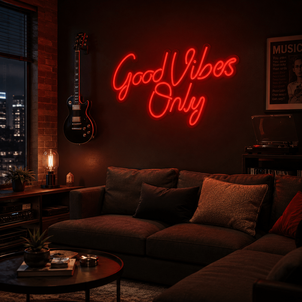Good Vibes Only Cutout LED Neon Sign - Shineneon
