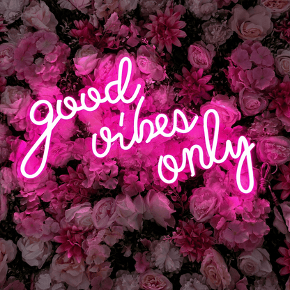 Good Vibes Only Dorm Room Decor LED Neon Sign - Shineneon