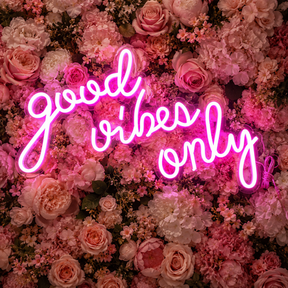 Good Vibes Only Dorm Room Decor LED Neon Sign - Shineneon