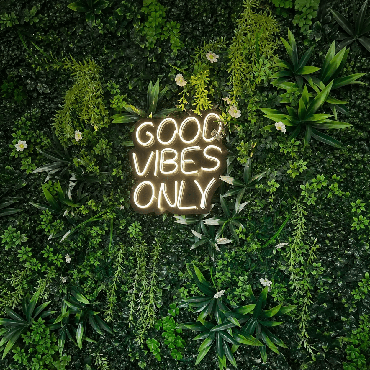 Good Vibes Only Handwritten Decor Sign LED Neon Sign - Shineneon