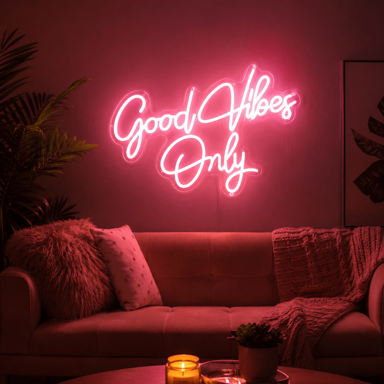 Good Vibes Only Home Decor LED Neon Sign - Shineneon