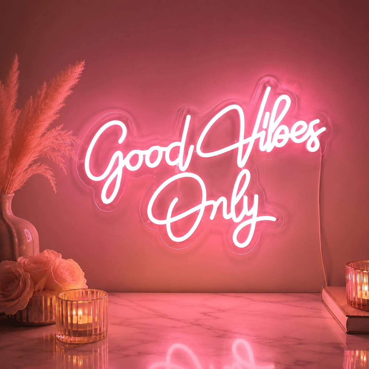 Good Vibes Only Home Decor LED Neon Sign - Shineneon