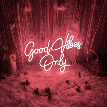 Good Vibes Only Home Decor LED Neon Sign - Shineneon