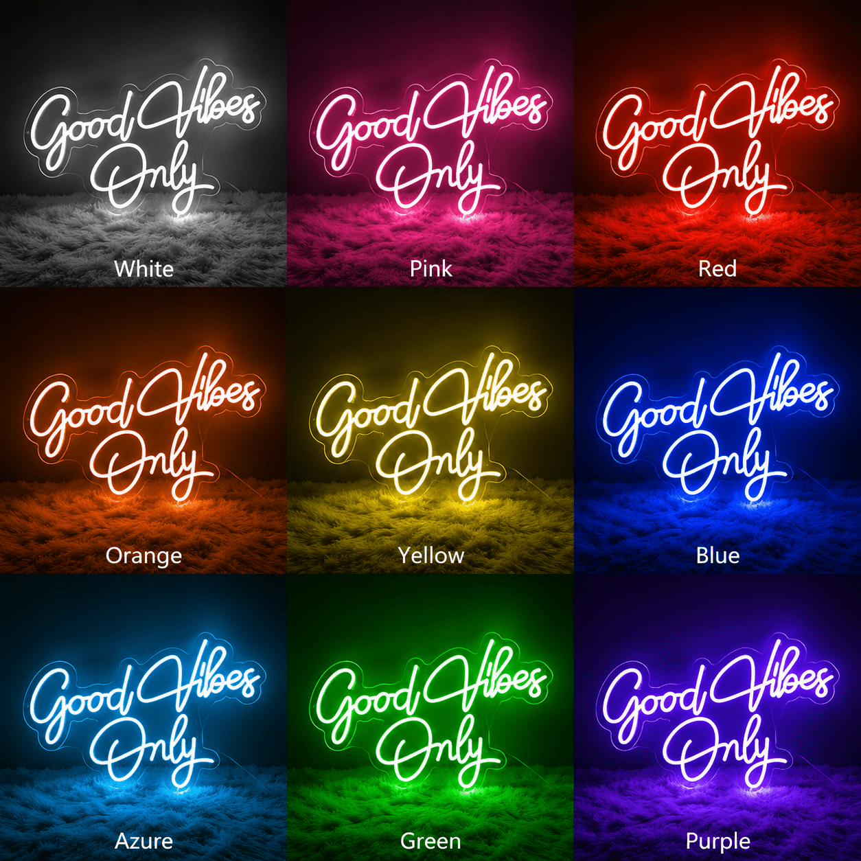 Good Vibes Only Home Decor LED Neon Sign - Shineneon