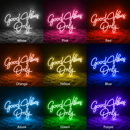 Good Vibes Only Home Decor LED Neon Sign - Shineneon
