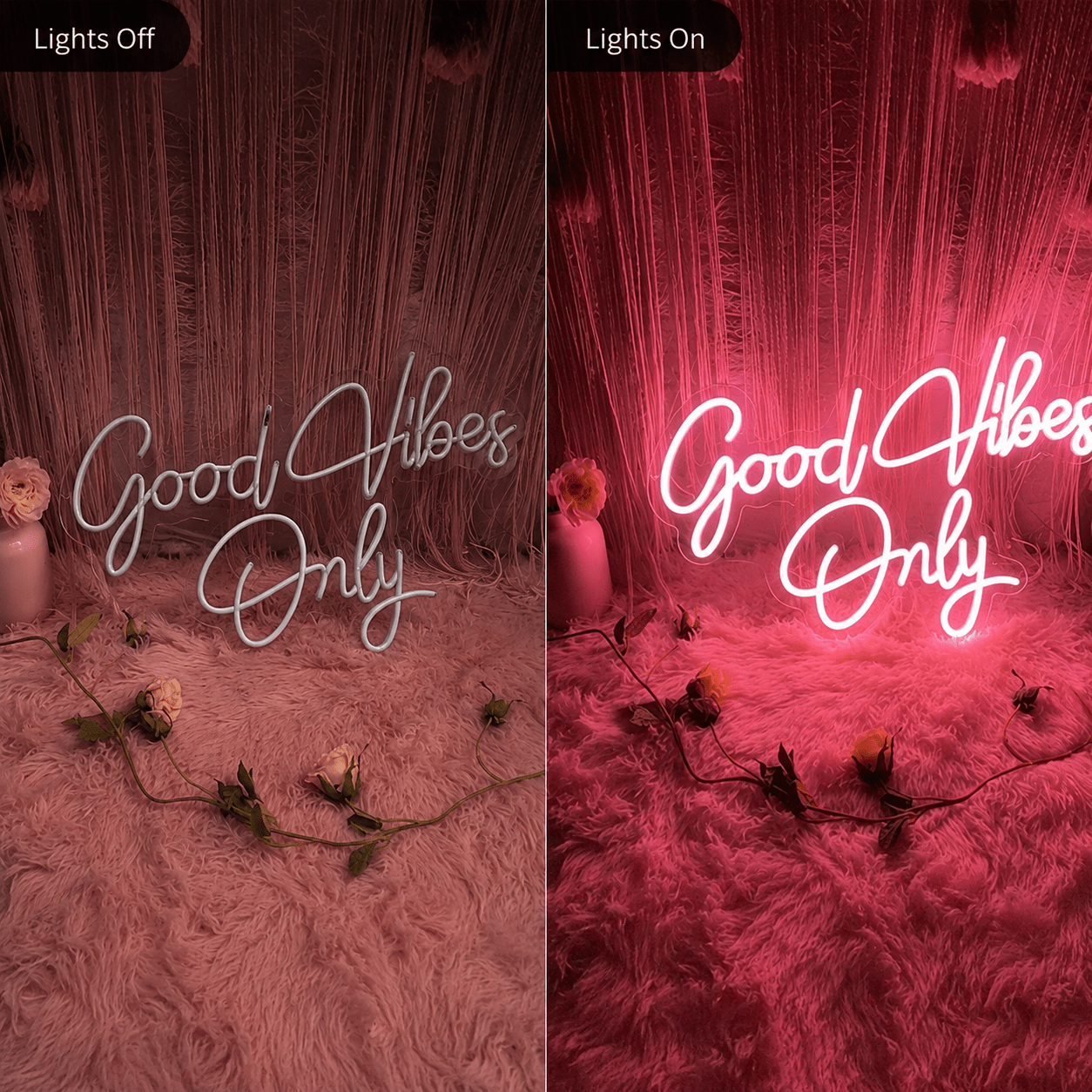 Good Vibes Only Home Decor LED Neon Sign - Shineneon
