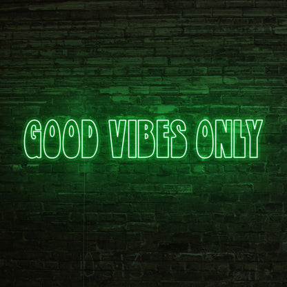 Good Vibes Only Ii Led Neon Sign | Shineneon